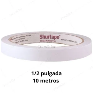 Cinta Doble Contacto 1/2 pulgada x 10 Metros (11 Yardas) Shurtape