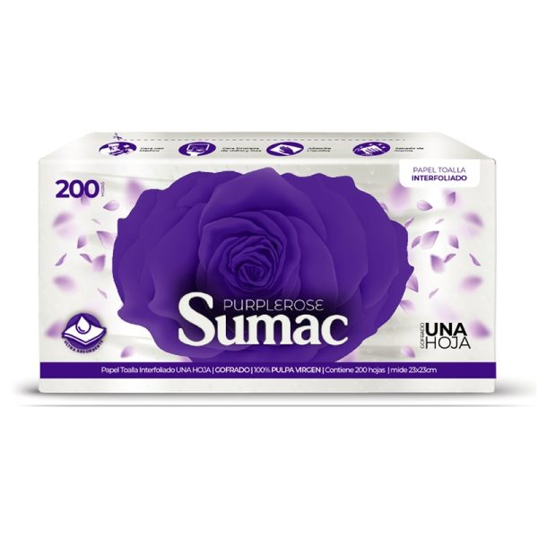 Paquete Papel Interfoliado Sumac Blanco x 200 unidades